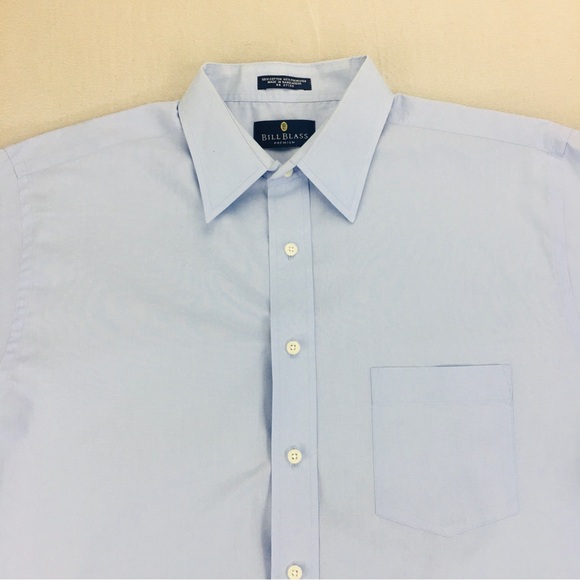Bill Blass Premium Button Up Shirt Mens Size 16 1/2- 32/33 Long Sleeve - Picture 2 of 9